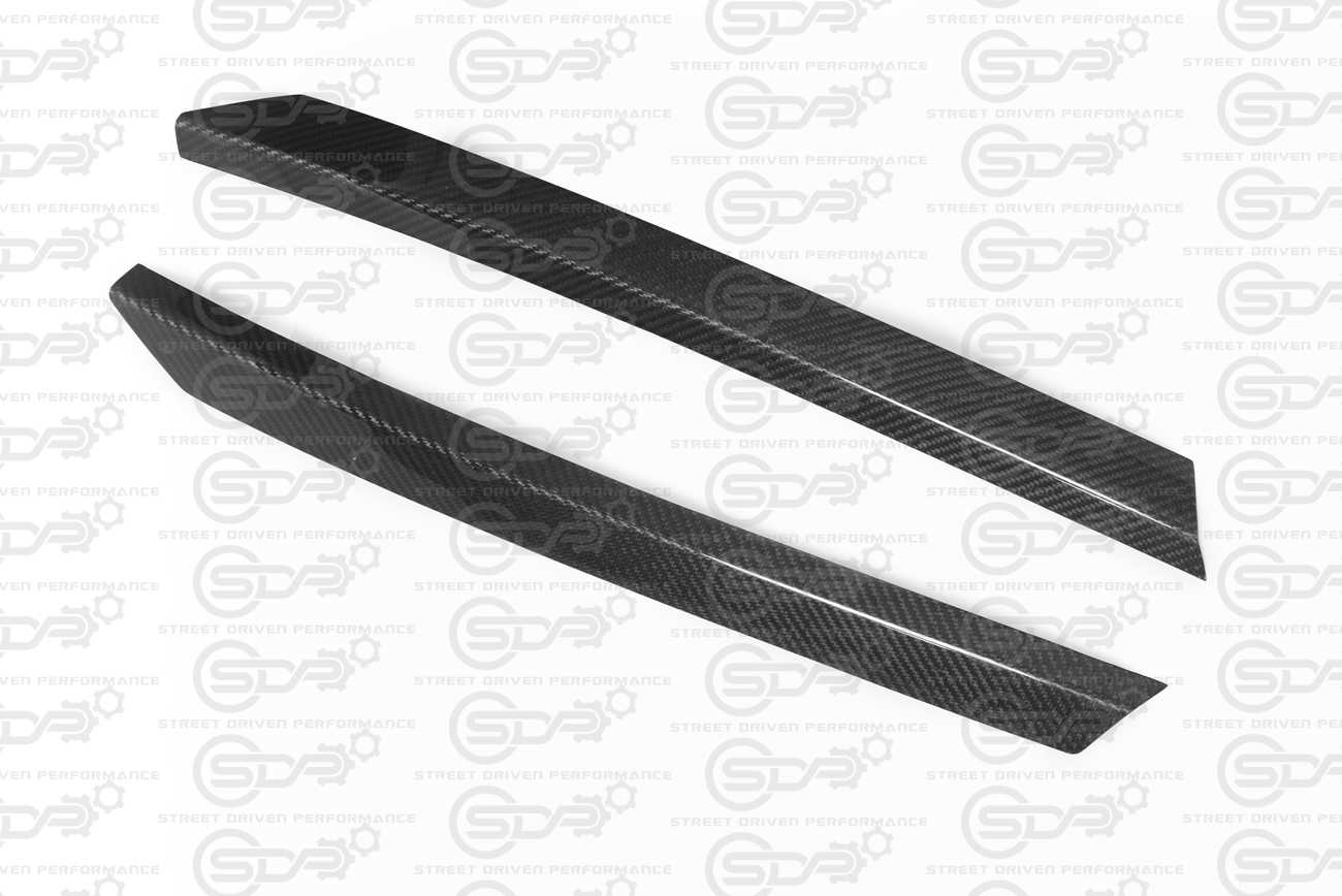 2020+ Corvette C8 Carbon Fiber High Wing Spoiler *ADD-ON*  Wickers Pair